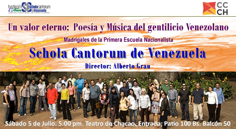 Música y Poesía del Gentilicio Venezolano - Schola Cantorum